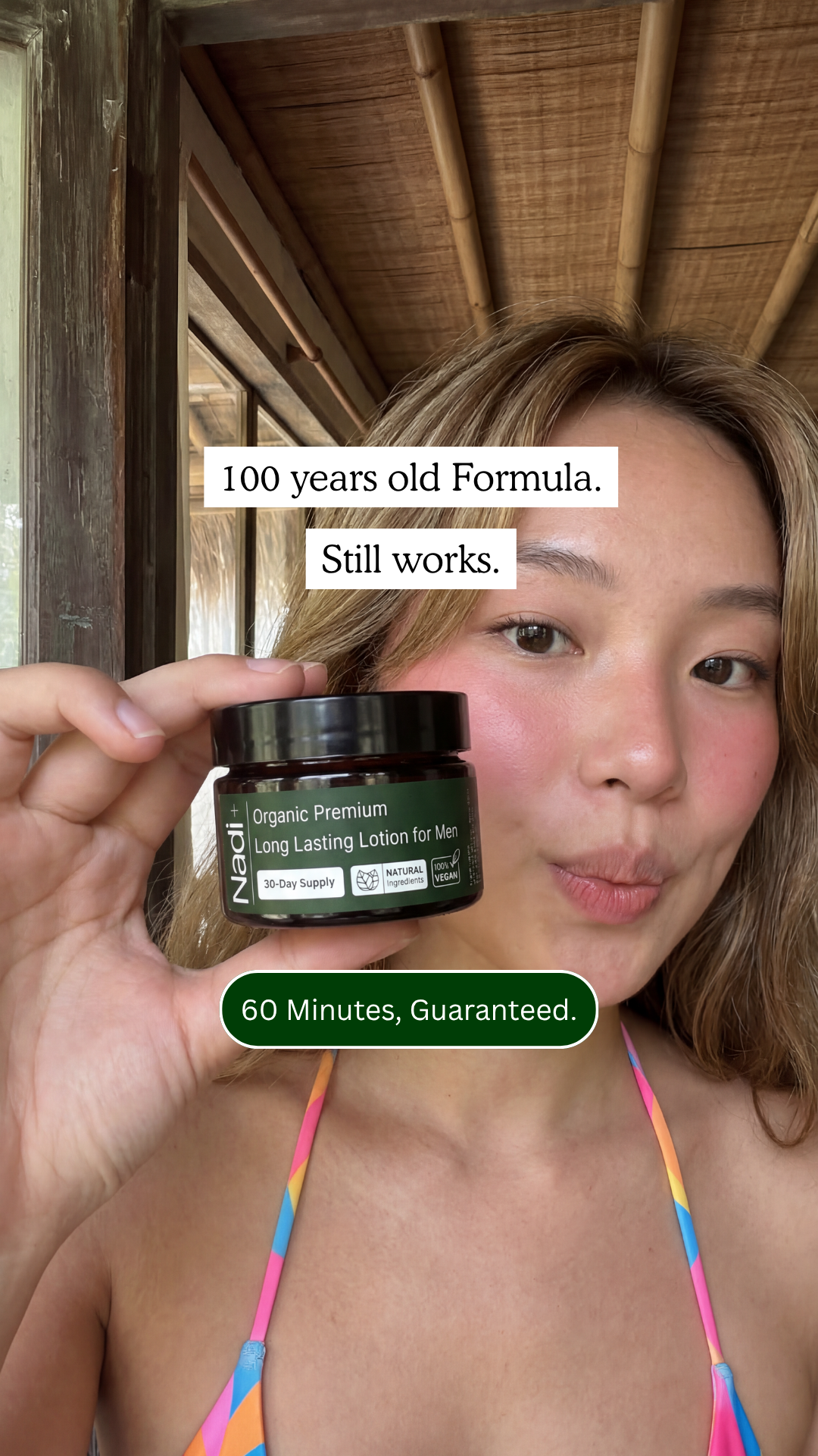 Nadi Health Facebook ad: Why Could Ancient Men Last 10x Longer Than Men Today?