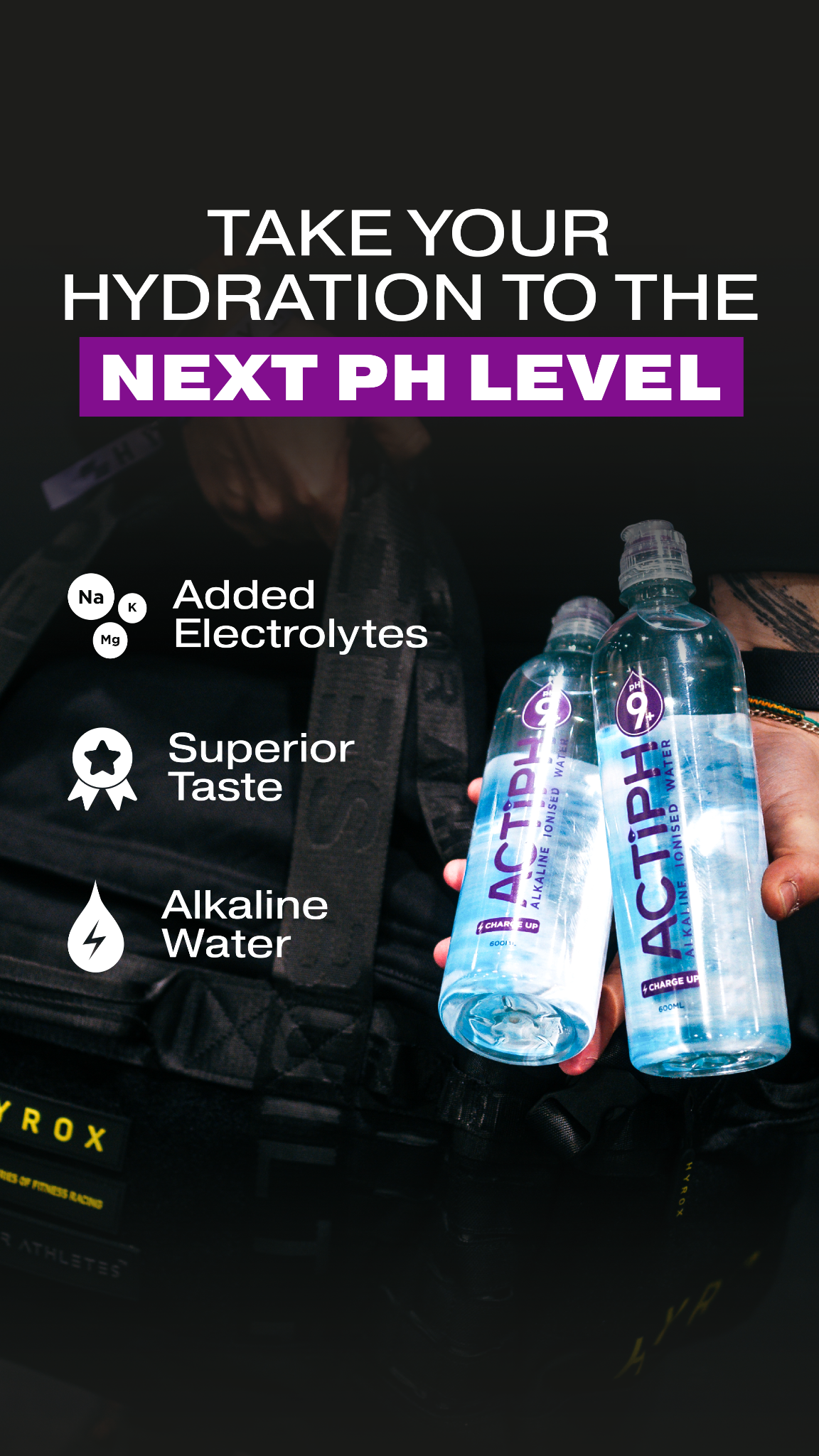 Actiph Water Facebook ad