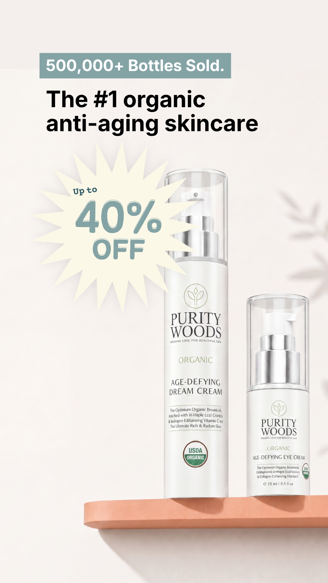 Purity Woods Inc Facebook ad