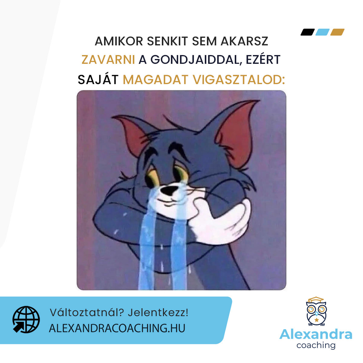Alexandra coaching: karrier, vezetői és life coaching Facebook ad