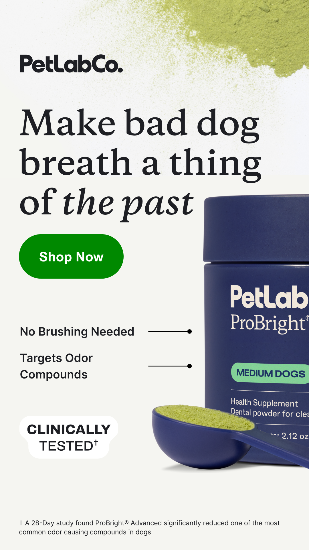 PetLab Co. Facebook ad