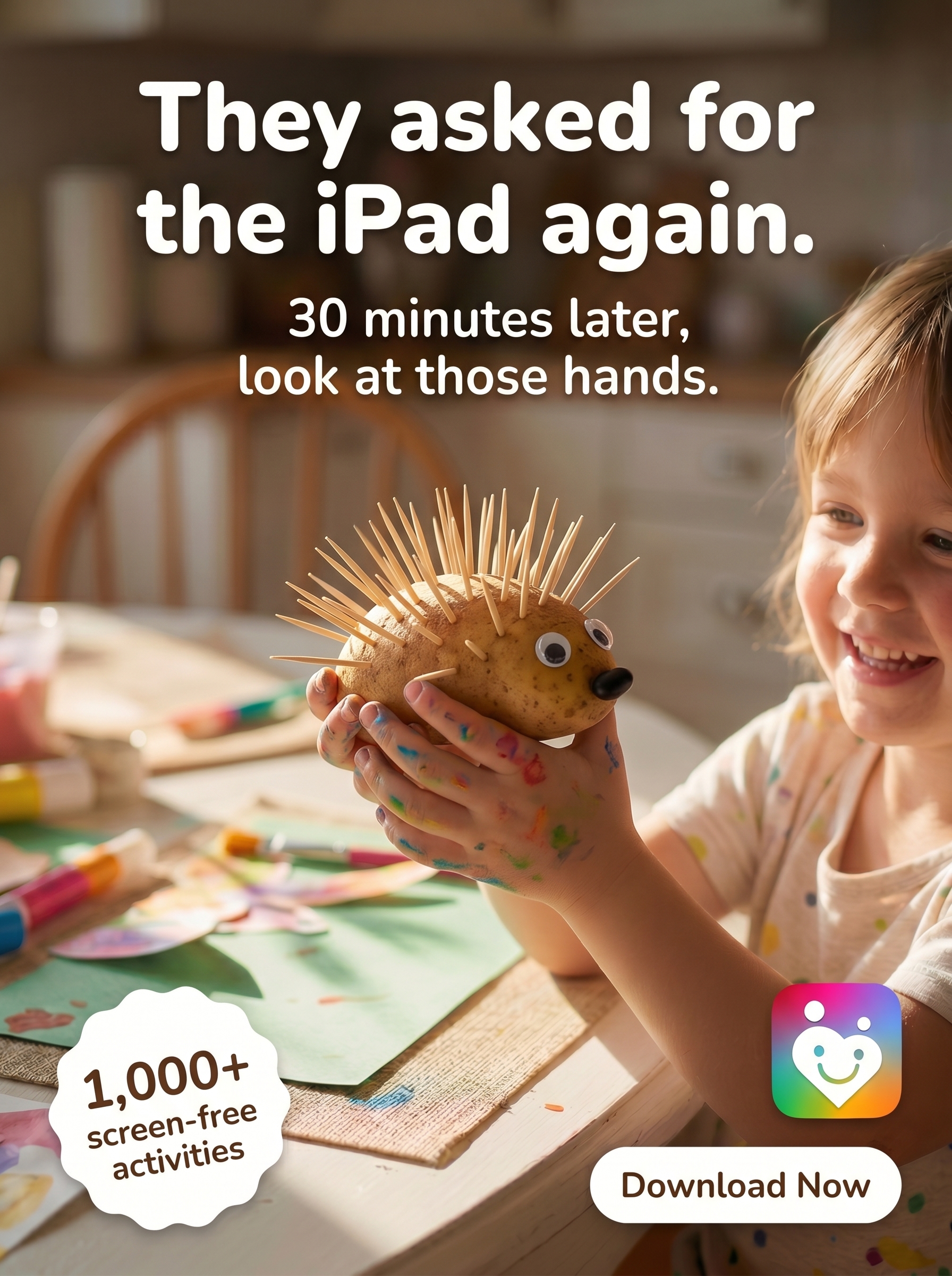 Hearty App Facebook ad