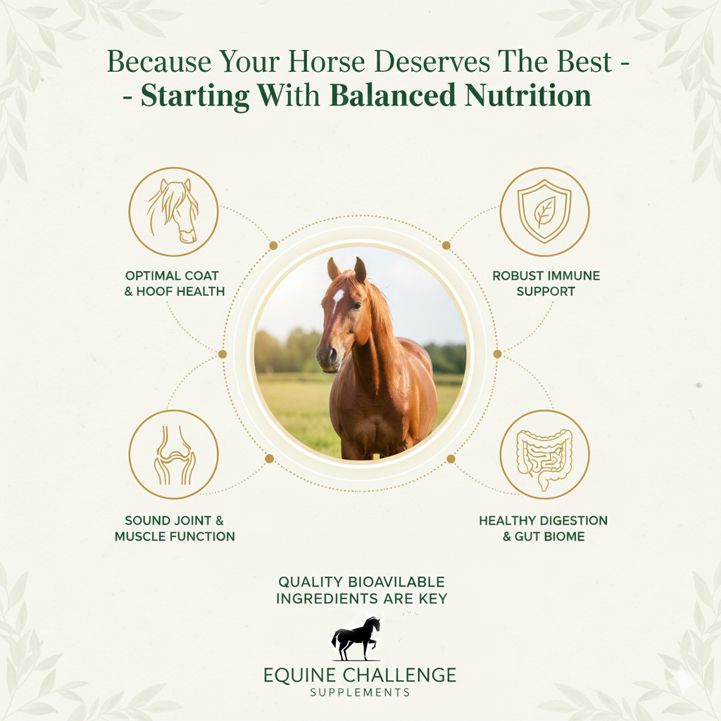 Equine Challenge Supplements For Horses Facebook ad: 𝑻𝒉𝒆 3-𝒊𝒏-1 𝑺𝒐𝒍𝒖𝒕𝒊𝒐𝒏 𝒇𝒐𝒓…