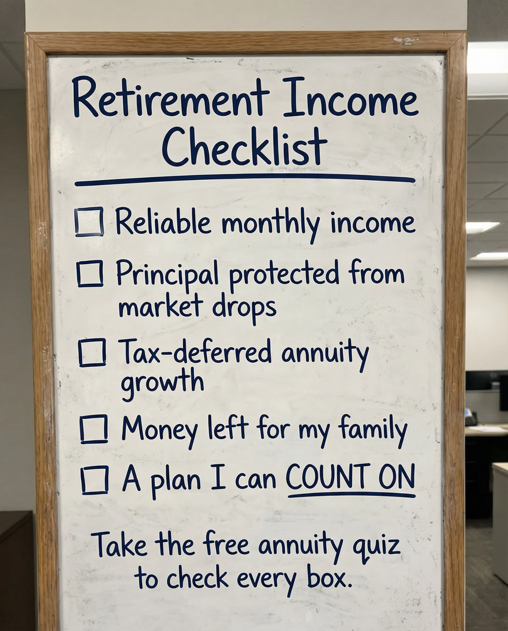 RetireWizard Facebook ad: Find the Right Annuity for You