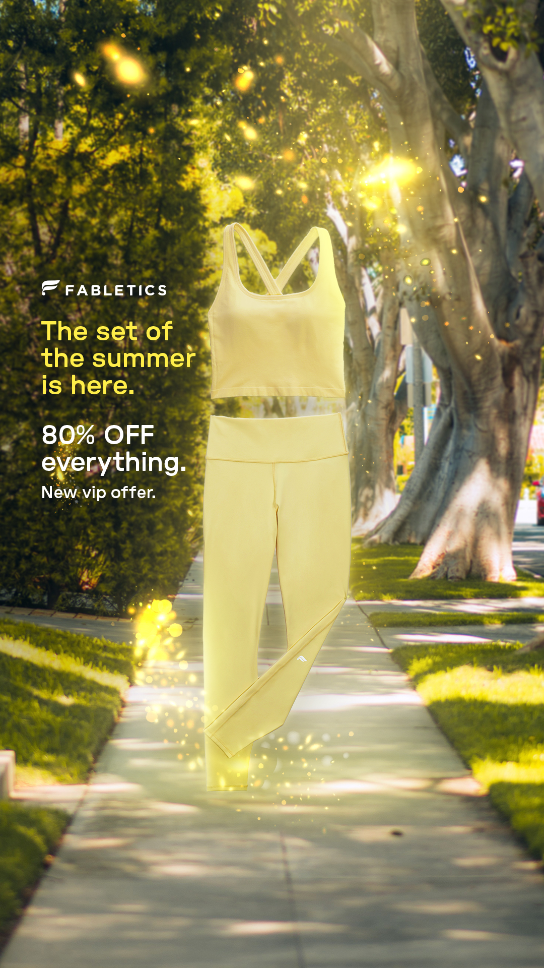 Fabletics Facebook ad