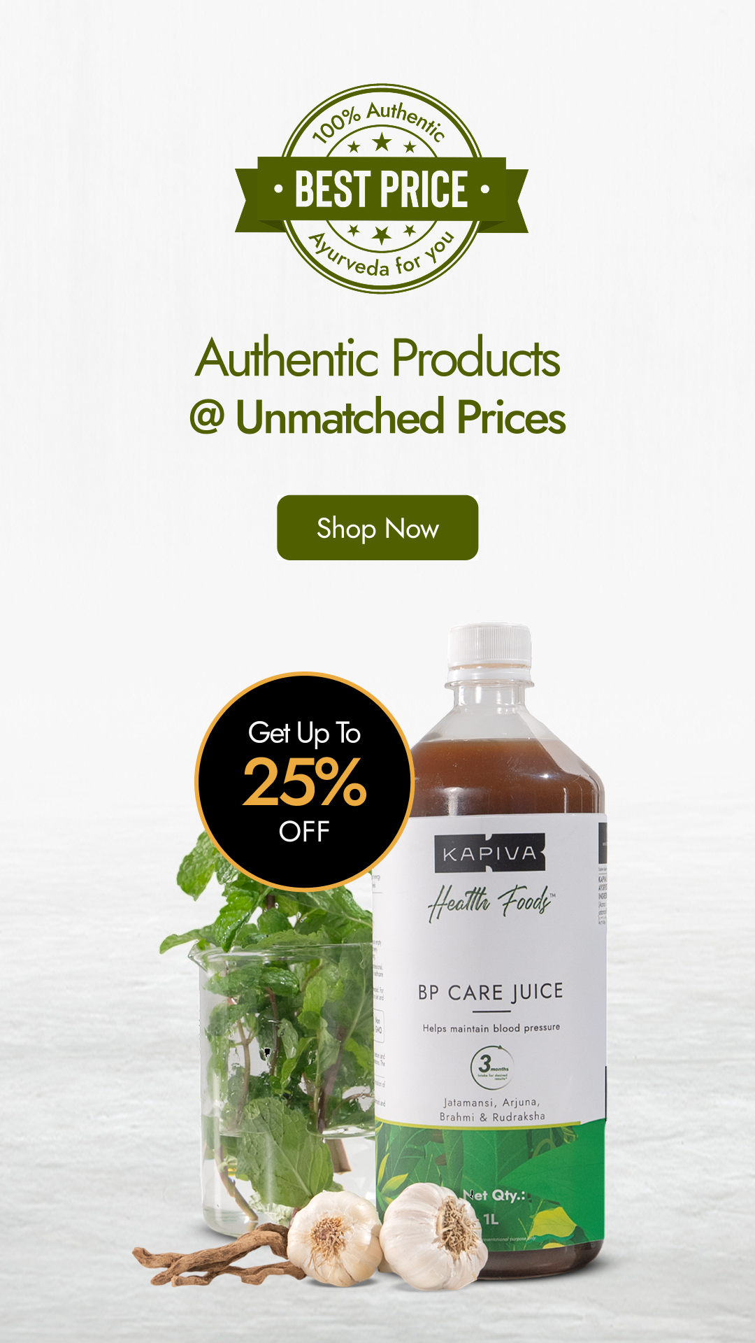 Chronic Health Solutions by Kapiva Facebook ad