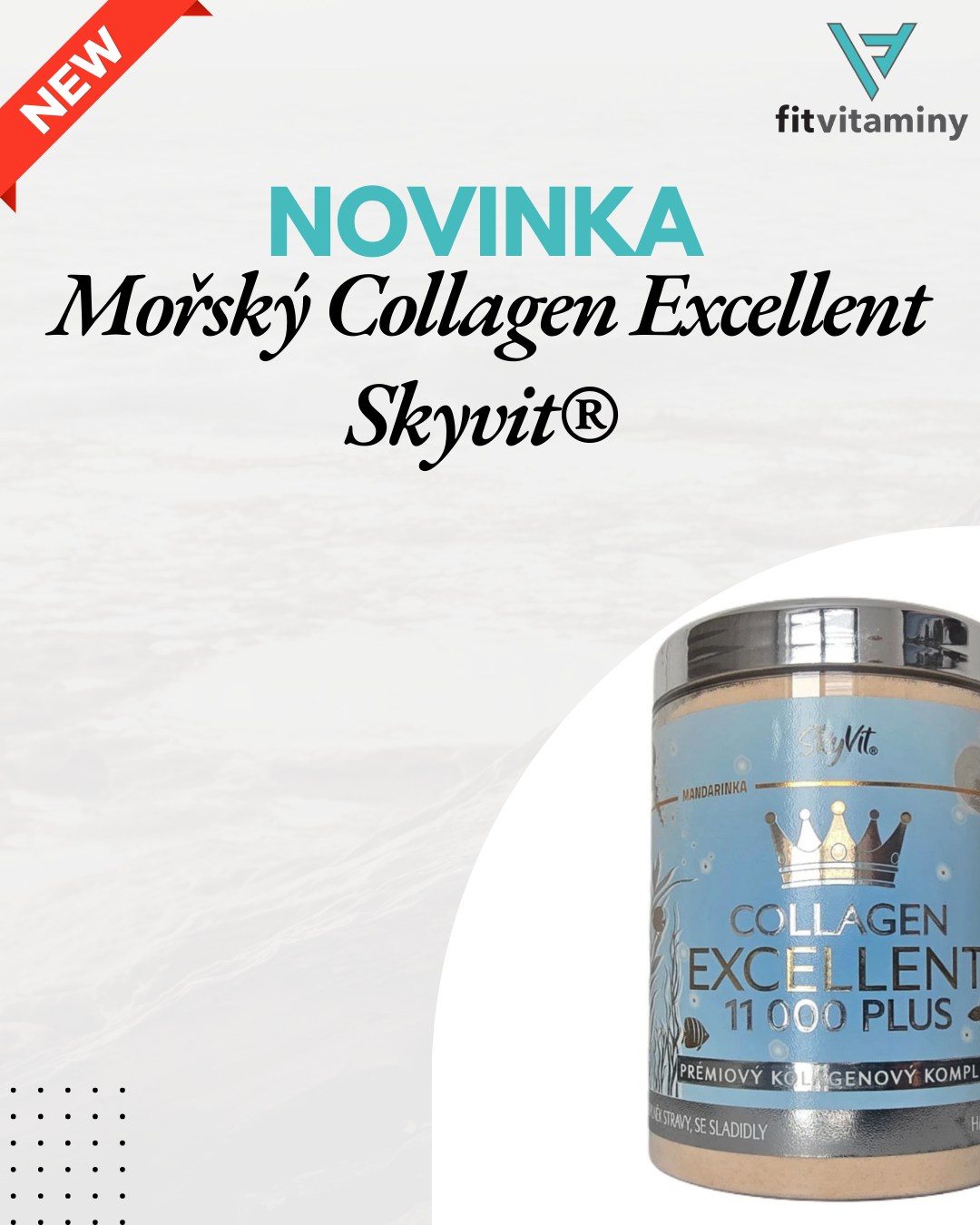 FitVitaminy CZ Facebook ad: NOVINKA na našem e-shopu!