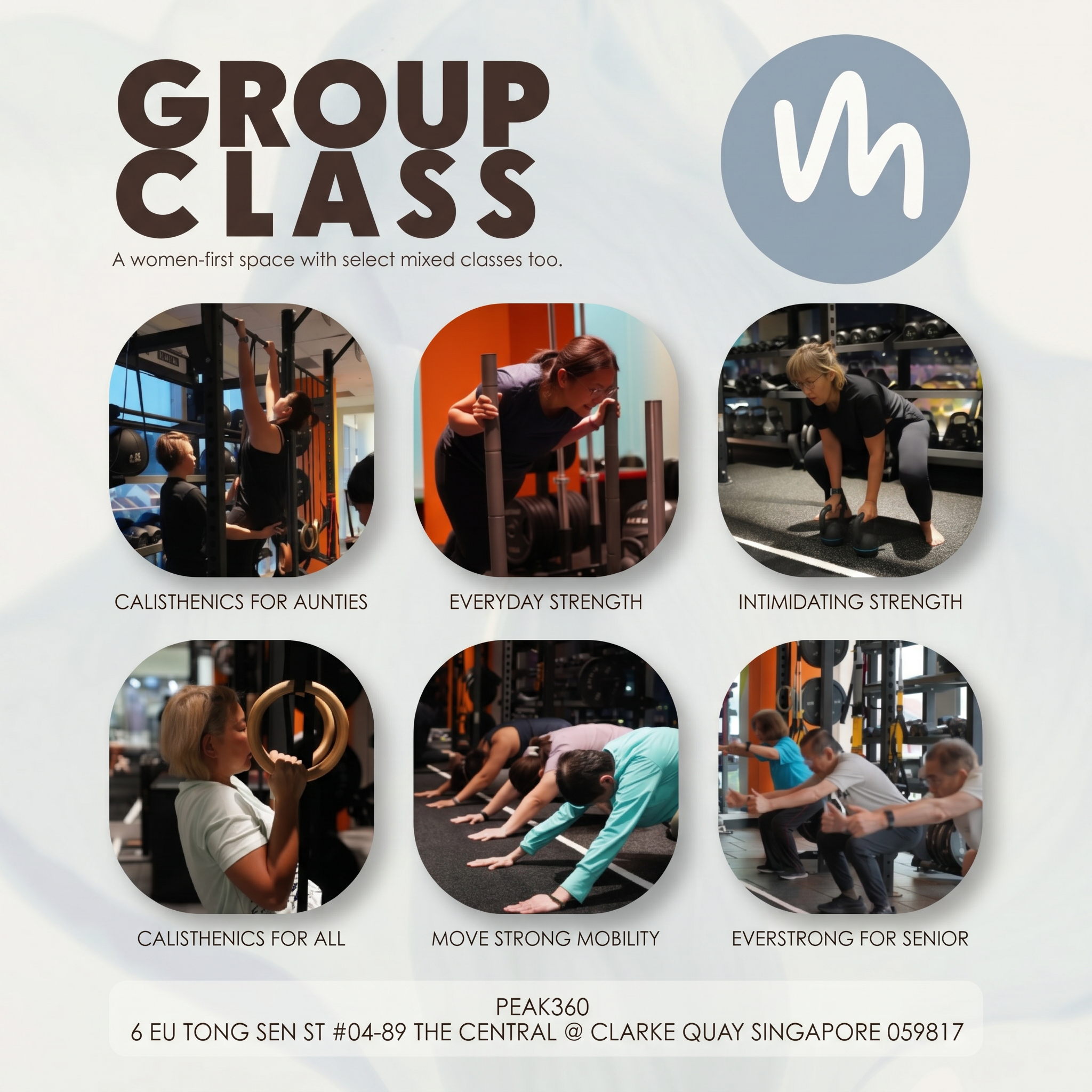 Move with Viv Facebook ad: Not all training fits every season of life.