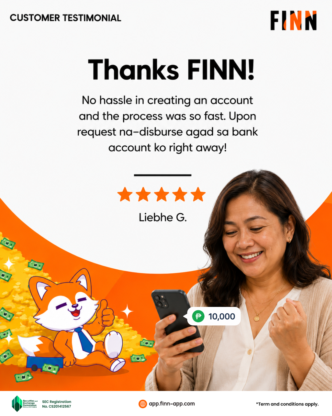 FINN App Facebook ad: See why Filipinos are choosing FINN before payday