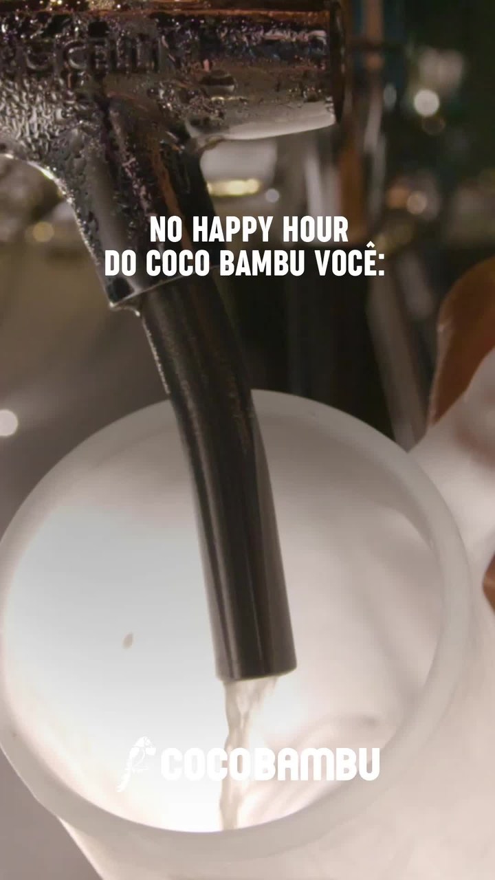 Coco Bambu São Paulo Facebook ad: Chopp gelado + Melhores entradinhas + Caipis e…