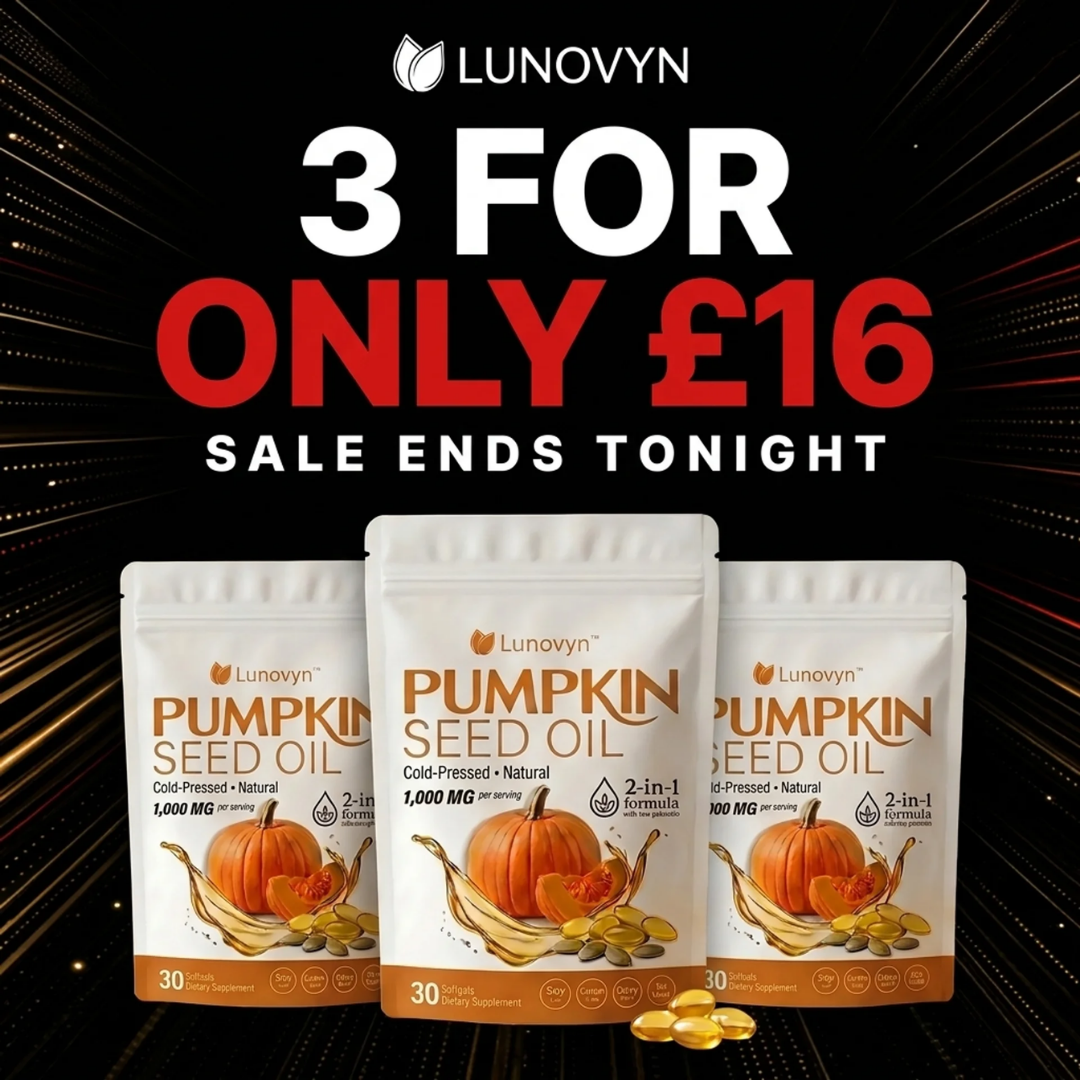 Lunovyn Facebook ad: Explore the Natural Power of Pumpkin Seed Oil Today!
