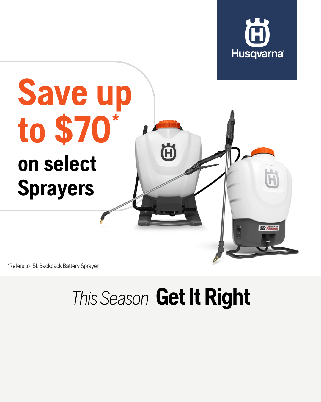 Husqvarna Facebook ad