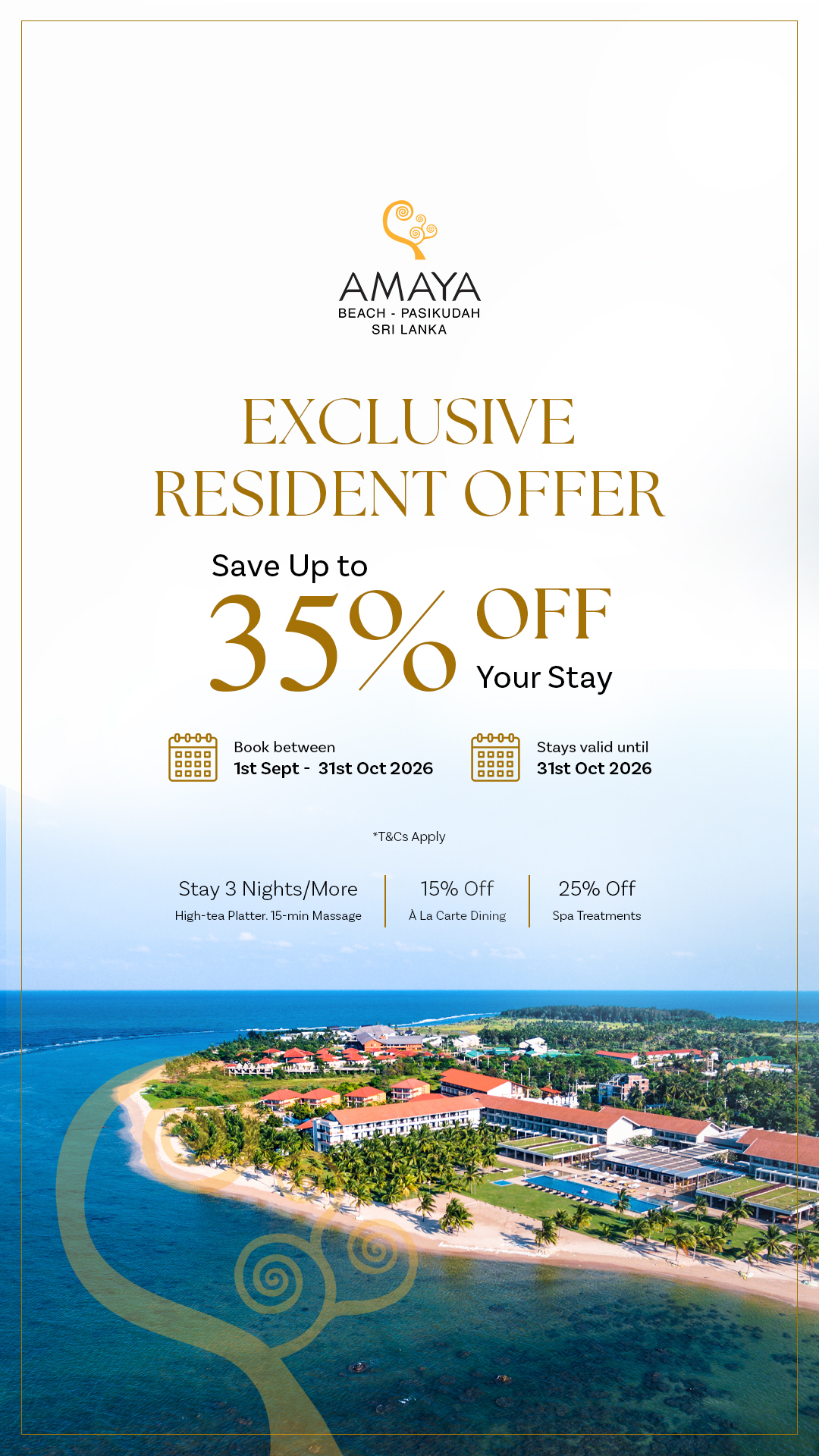 Amaya Beach Pasikudah Facebook ad