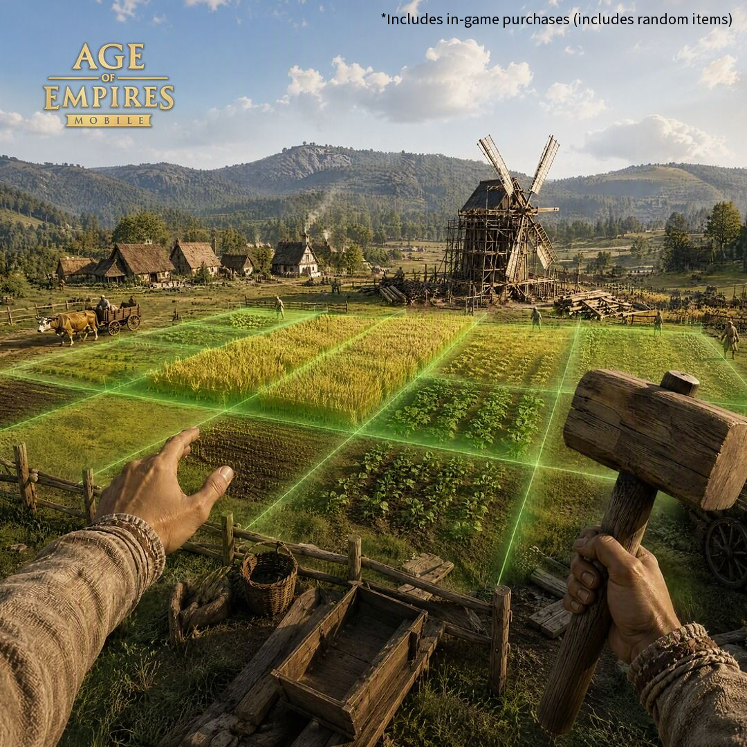 Age of Empires Mobile Facebook ad: Age of Empires playable on your mobile
