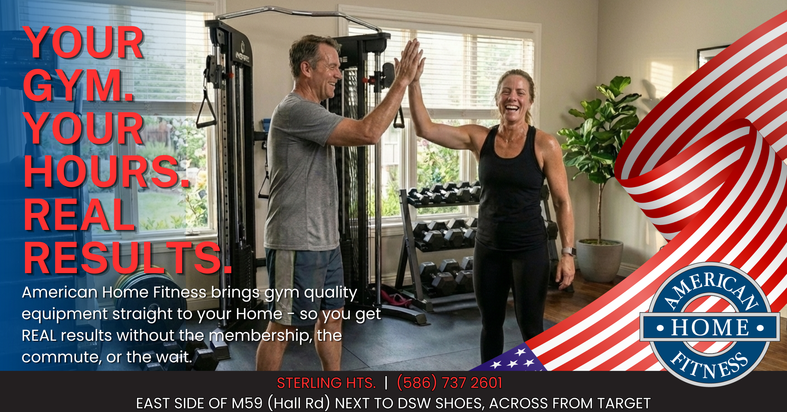 American Home Fitness Facebook ad: American Home Fitness Sterling Heights | Michigan’s…