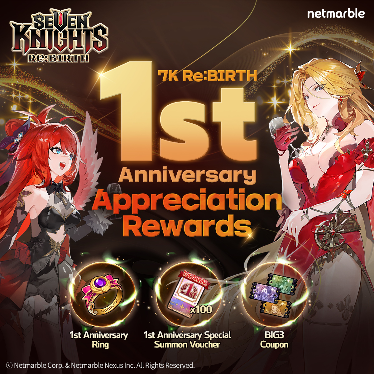 Seven Knights Facebook ad