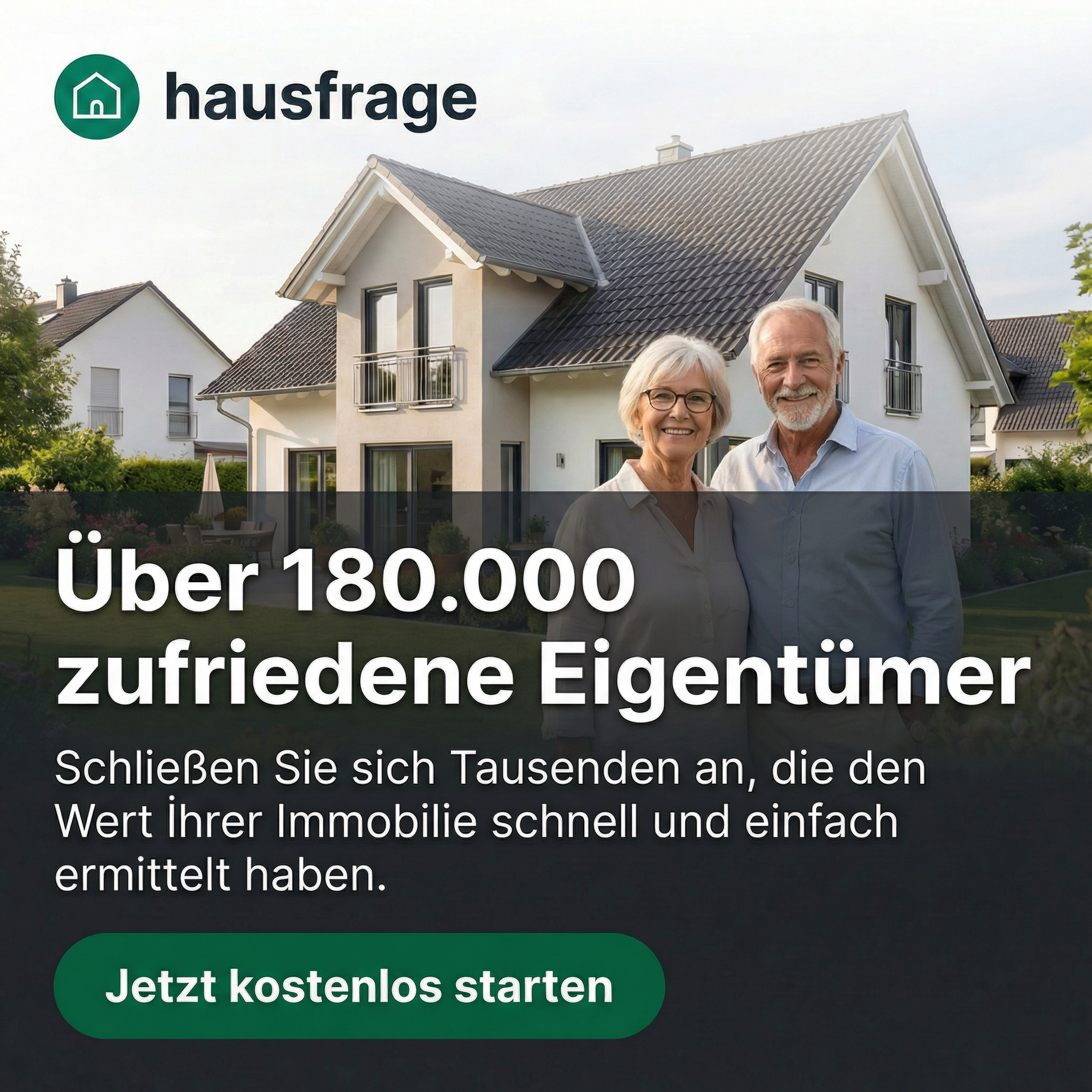 Hausfrage Facebook ad