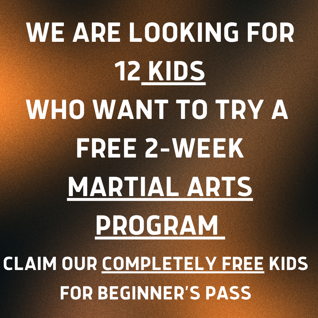 Mount Pleasant Family Martial Arts Facebook ad: 2 Week FREE TRIAL for KIDS