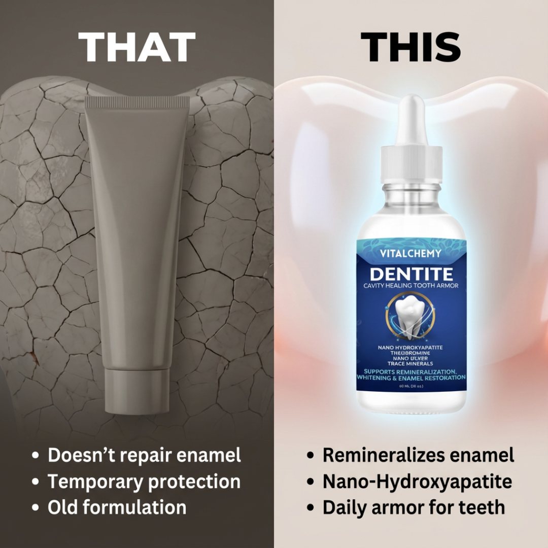 Vitalchemy Wellness Facebook ad: Rebuild Enamel with One Drop