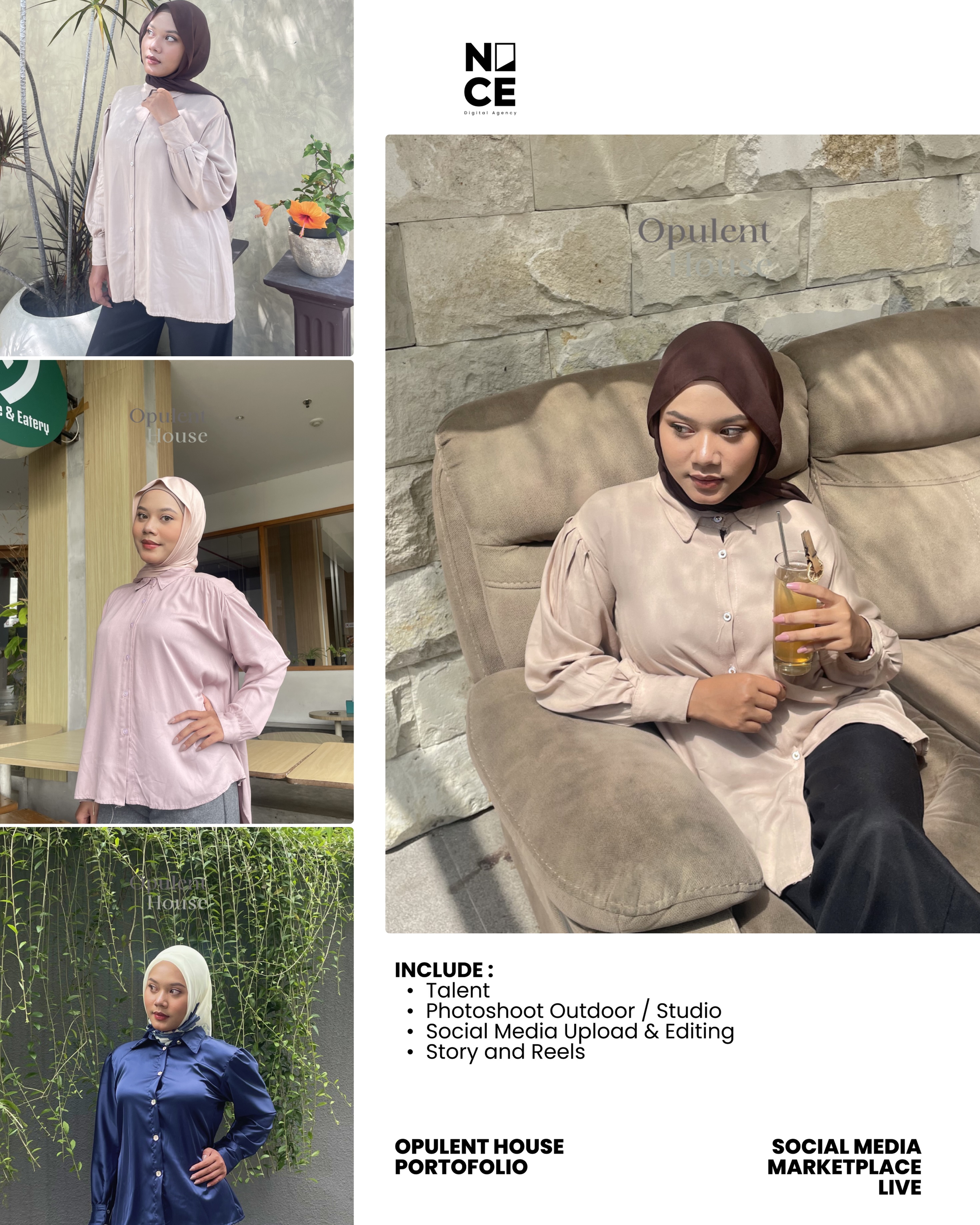 Nice Digital Agency Indonesia Facebook ad: Our production for Opulent House combined professional…