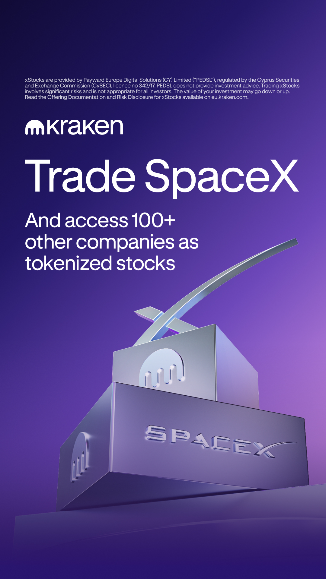 Kraken Digital Asset Exchange Facebook ad