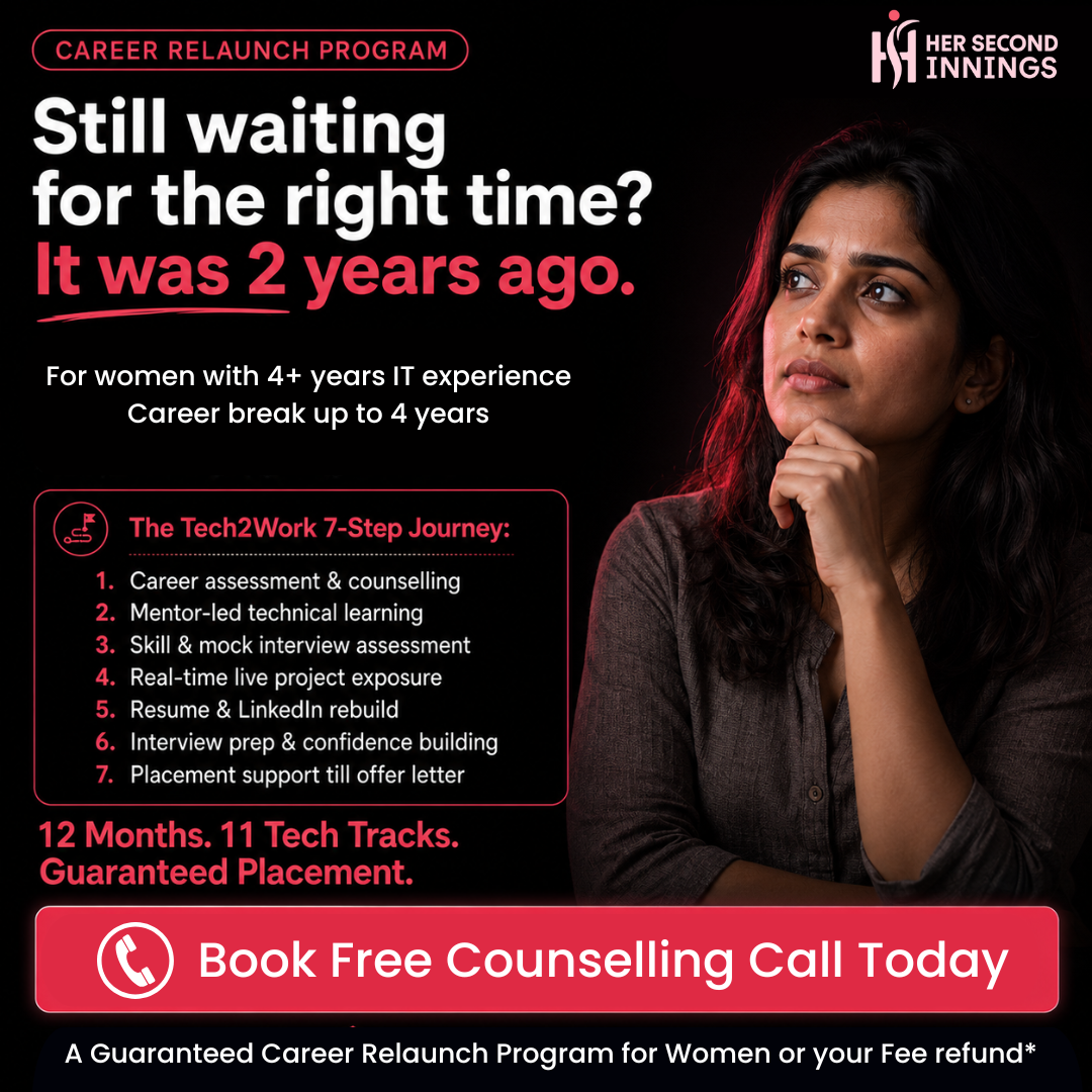 HerSecondInnings Facebook ad: Placement Guaranteed or Fee Refunded