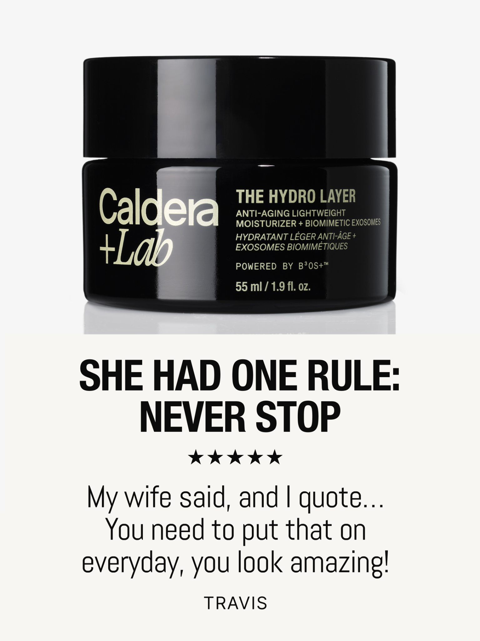 Caldera + Lab Facebook ad