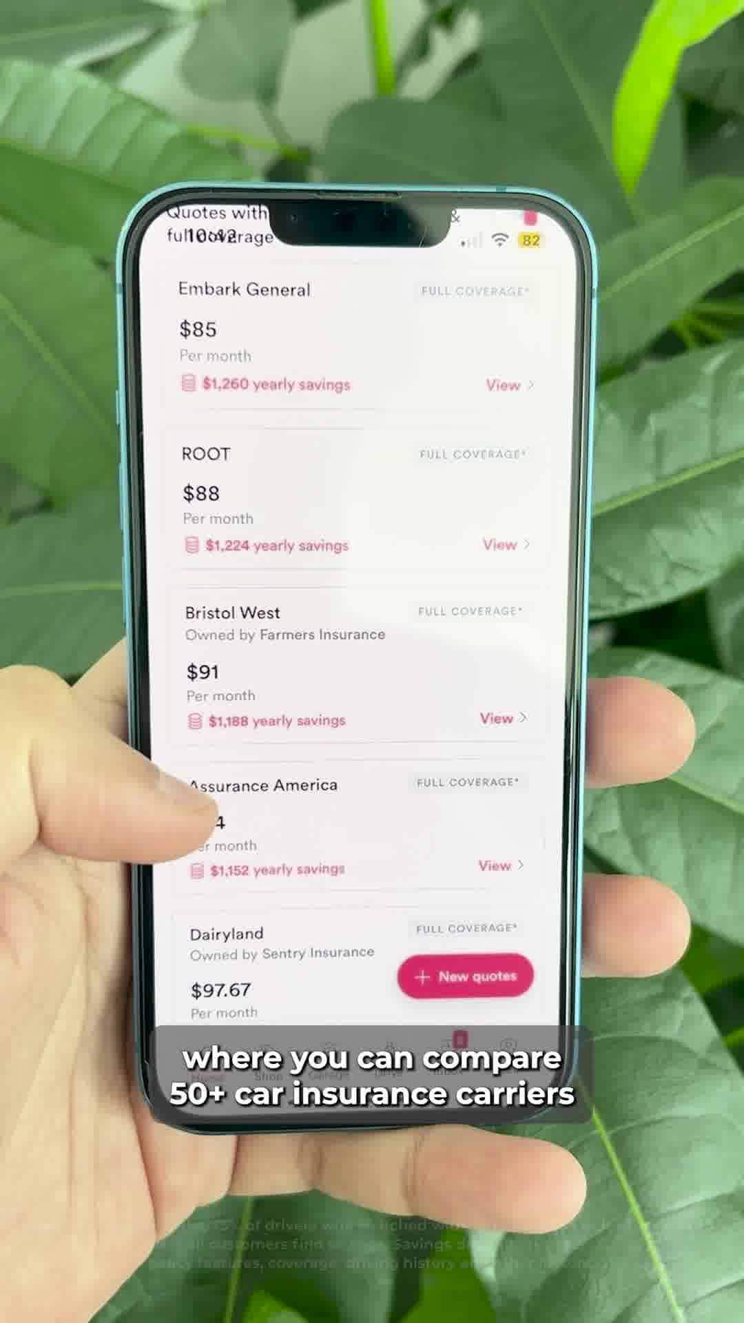 Jerry.ai Facebook ad: Jerry makes car insurance stress-free