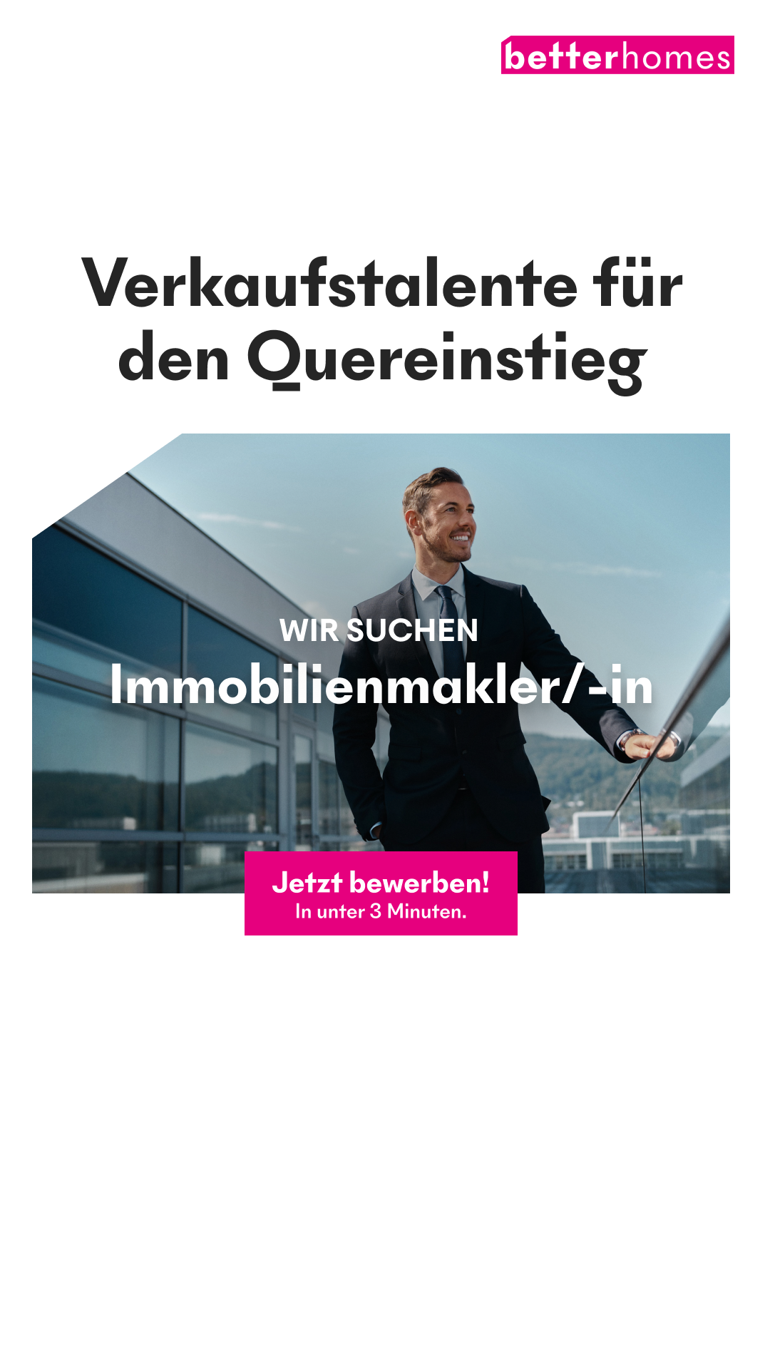 Betterhomes Schweiz Facebook ad from May 6, 2026