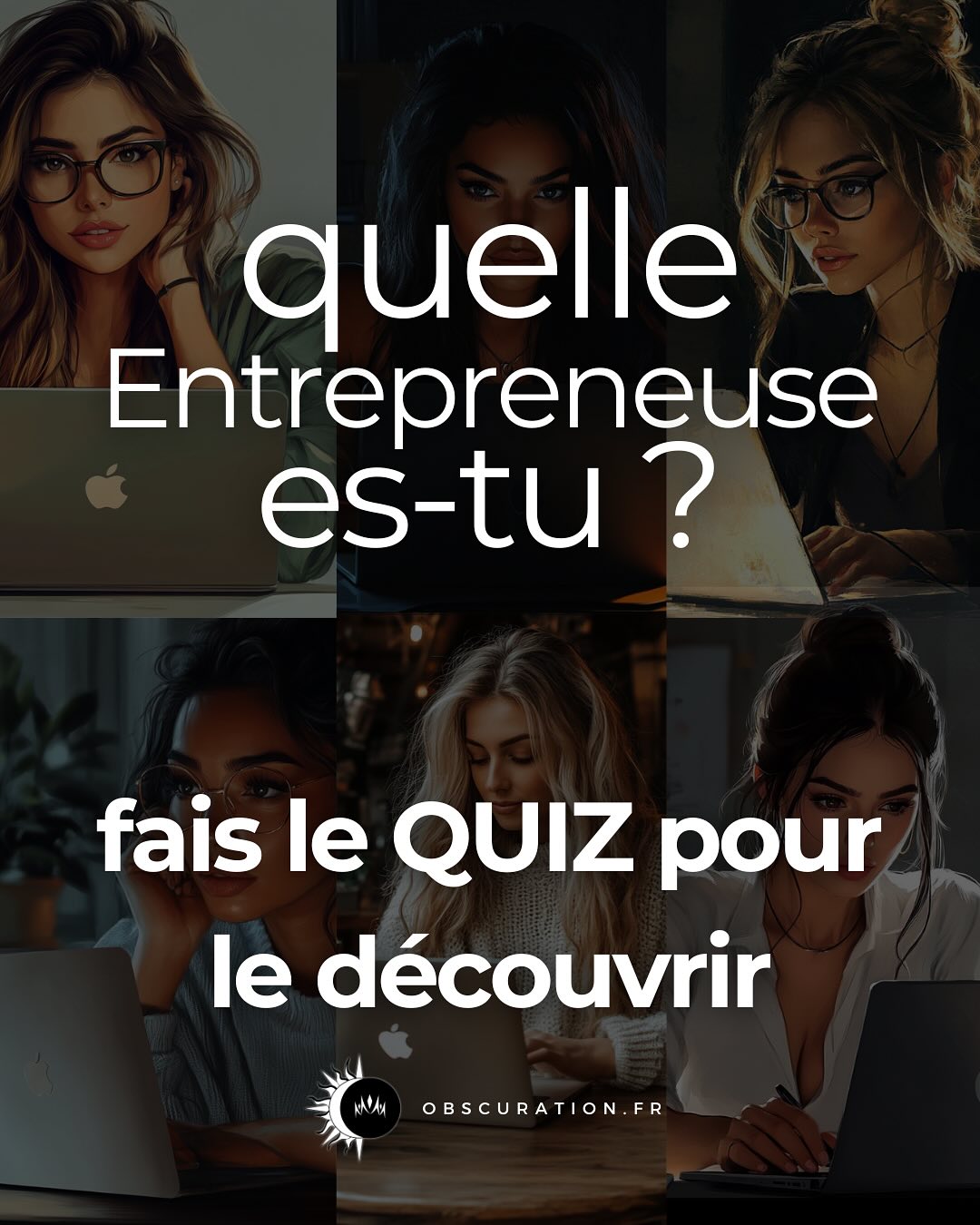 Mélanie Mouchet - Obscuration.fr Facebook ad: Commente « QUIZ » sous le post pour…