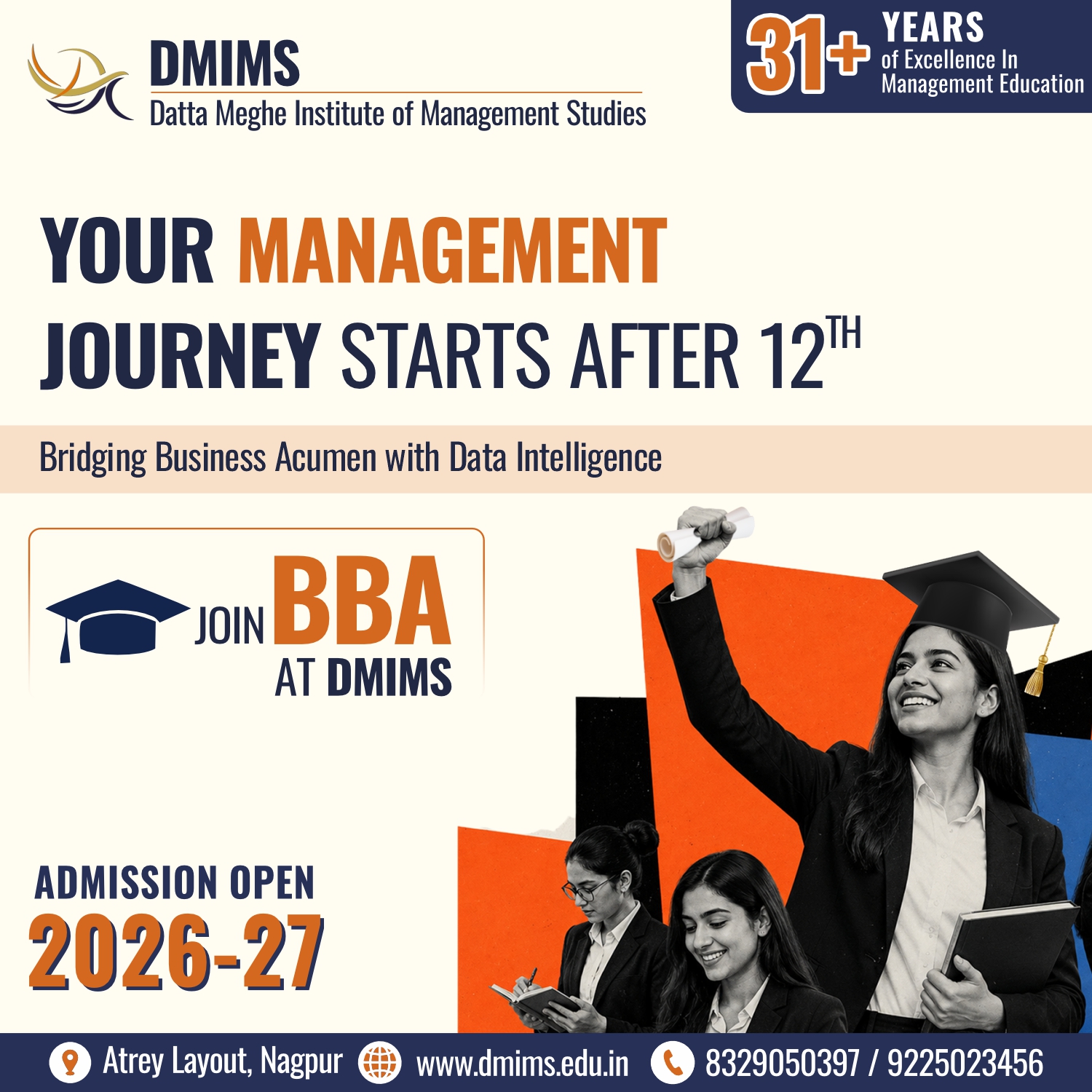 Datta Meghe Institute of Management Studies,Nagpur. Facebook ad