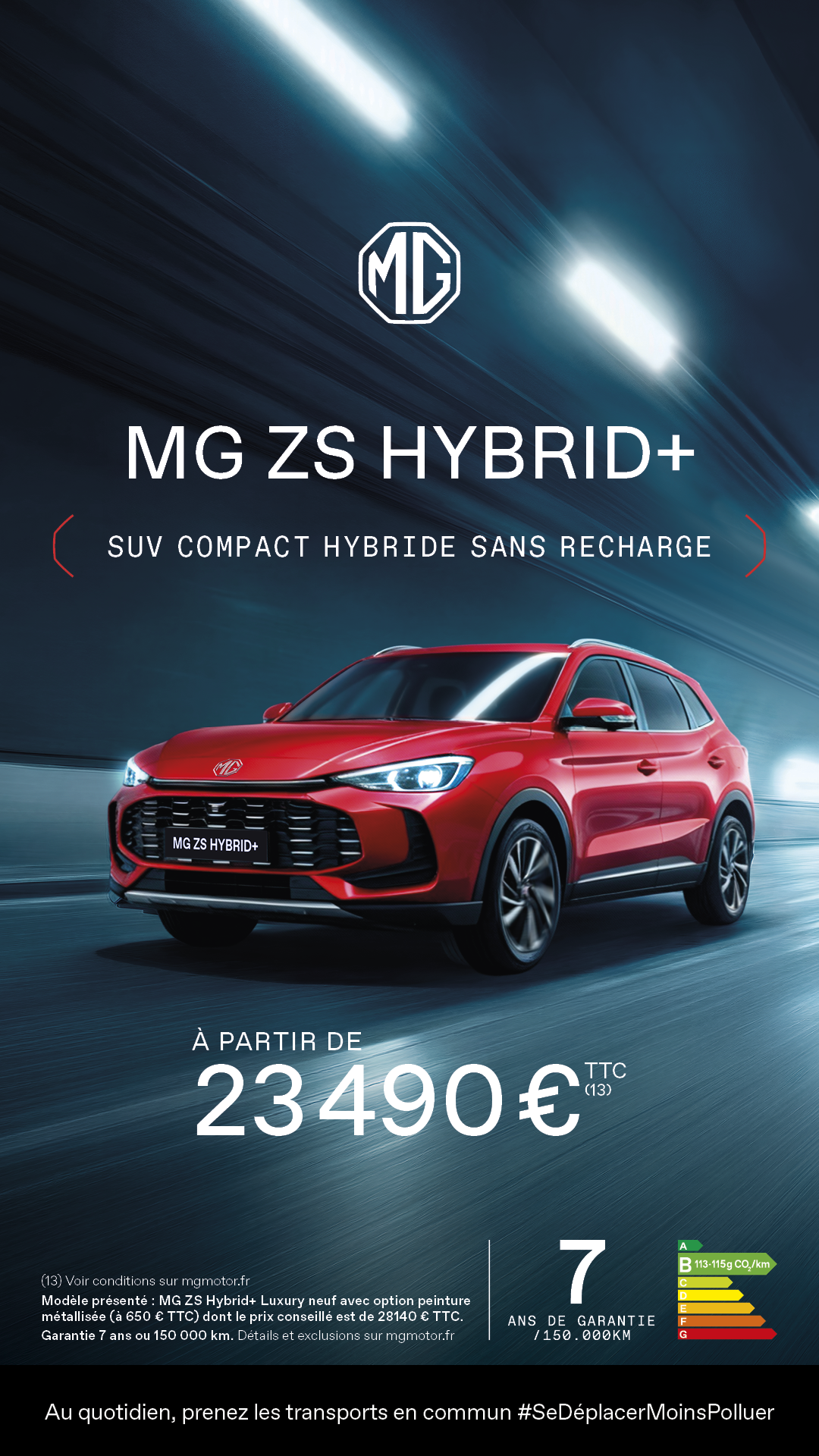 MG Motor France Facebook ad