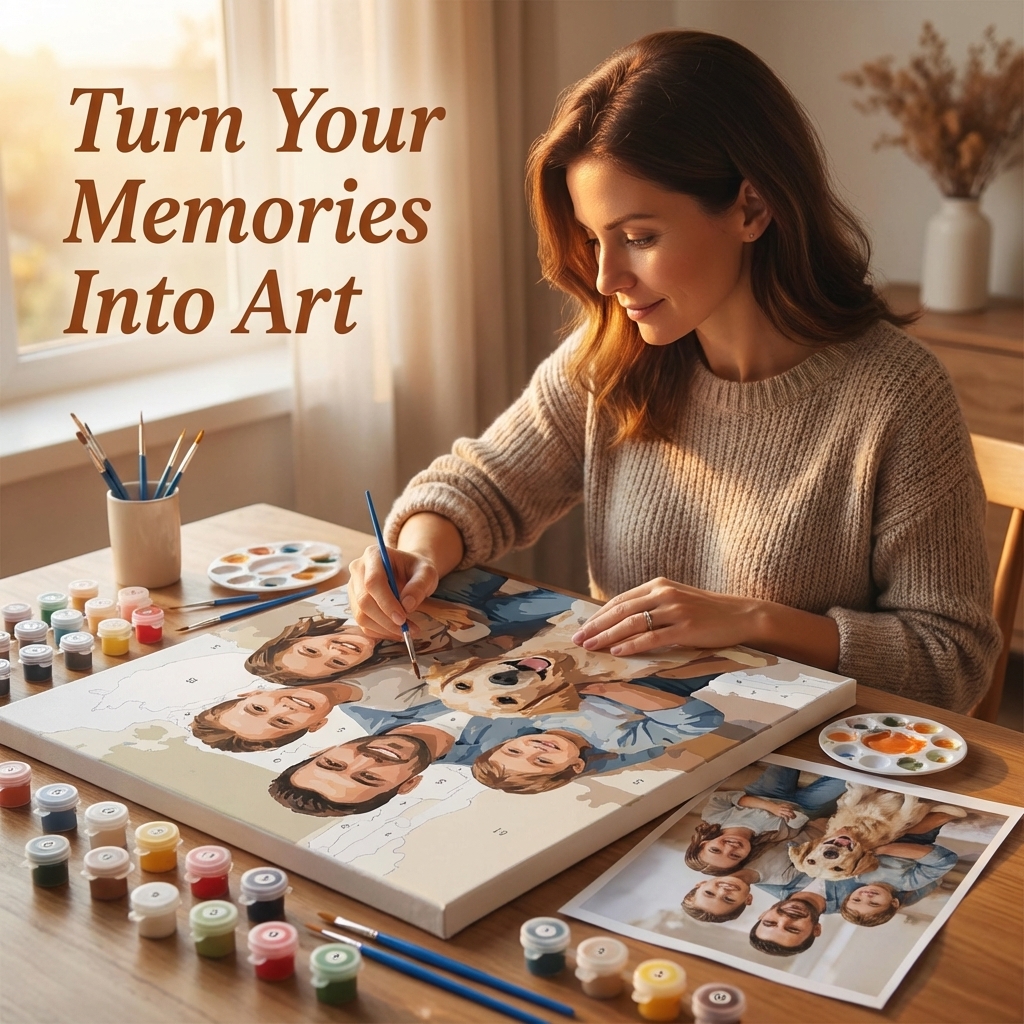 Paint by Numbers - DIY Facebook ad