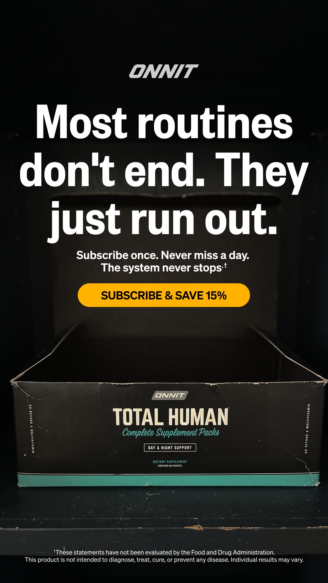 Onnit Facebook ad