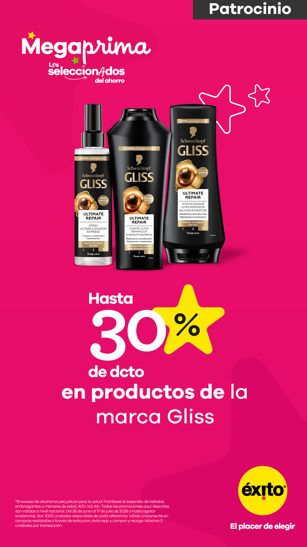 Éxito Facebook ad
