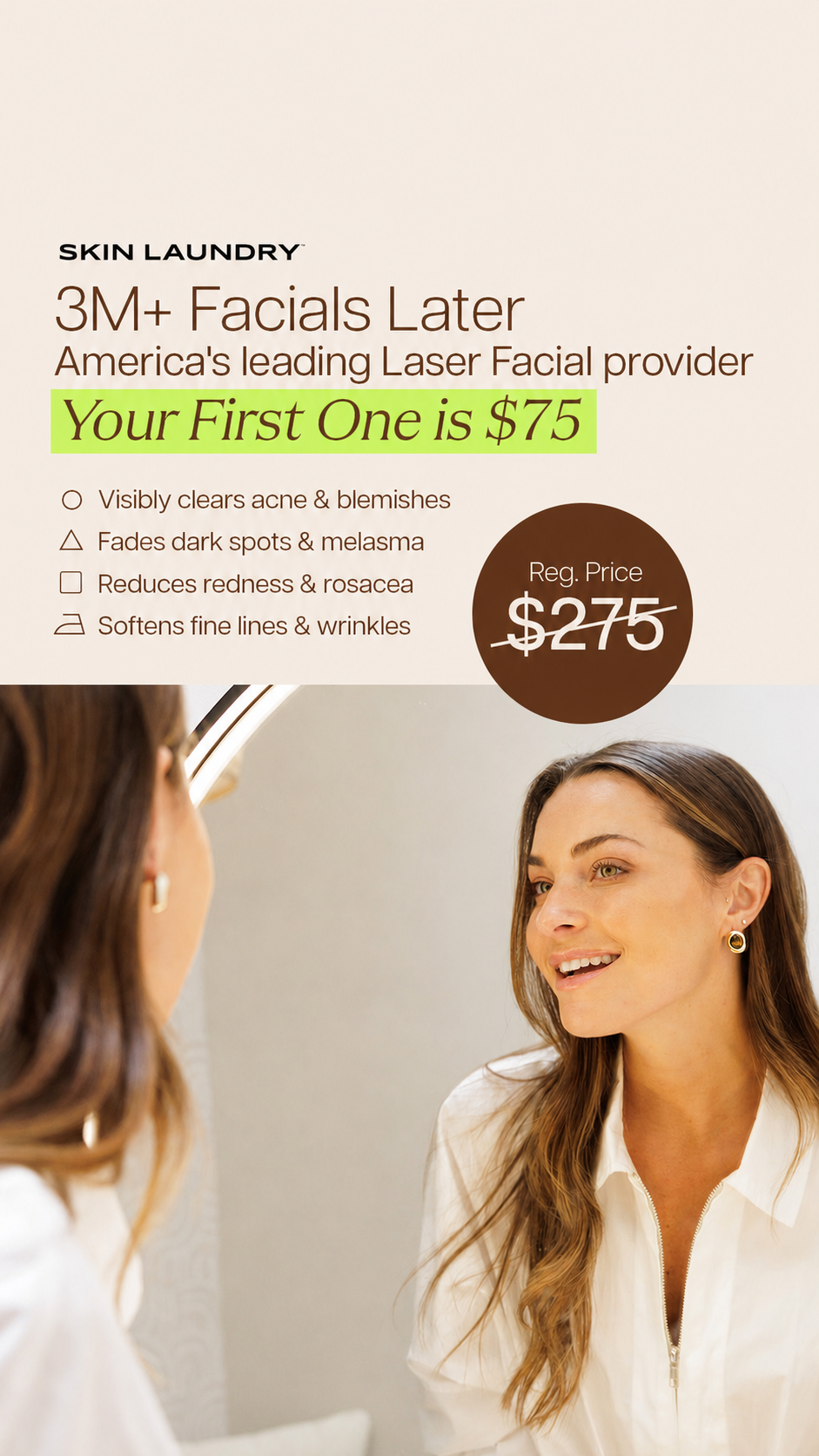 Skin Laundry Facebook ad