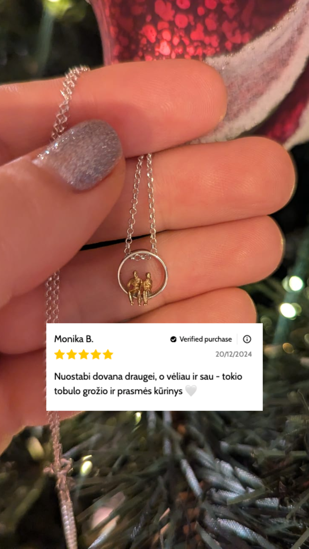 Jewellery & accessories Ernesta Statkute Facebook ad from Apr 17, 2025