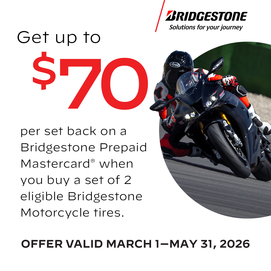 Bridgestone Facebook ad from Mar 1, 2026
