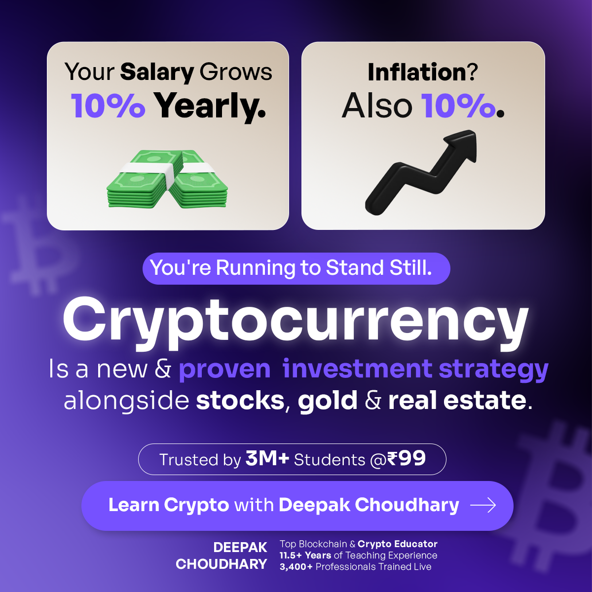 Deepak Digital Wealth Facebook ad: Why 1,400+ Professionals Chose This Blockchain Education…