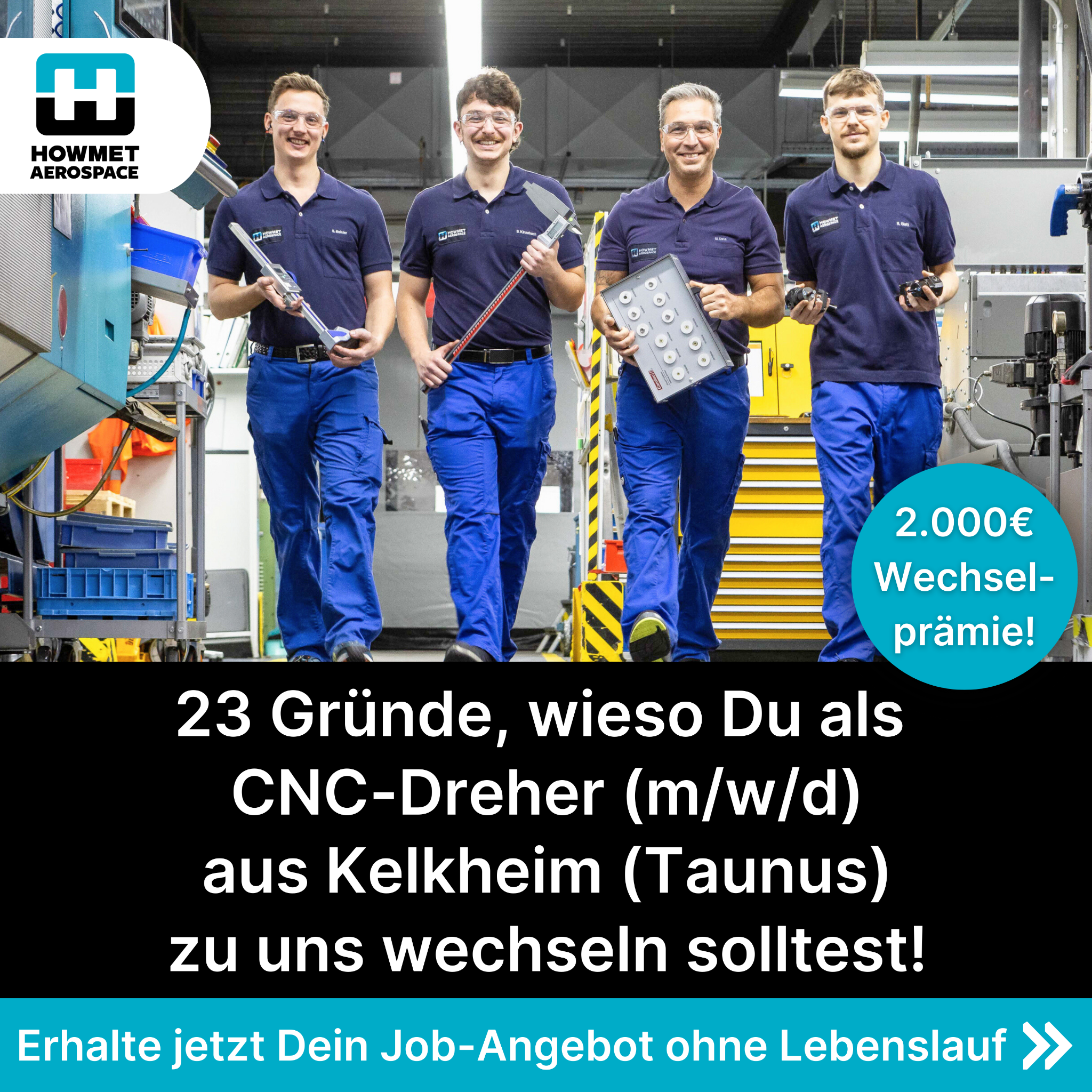Candidate Flow Jobs: Zerspanungsmechaniker Facebook ad