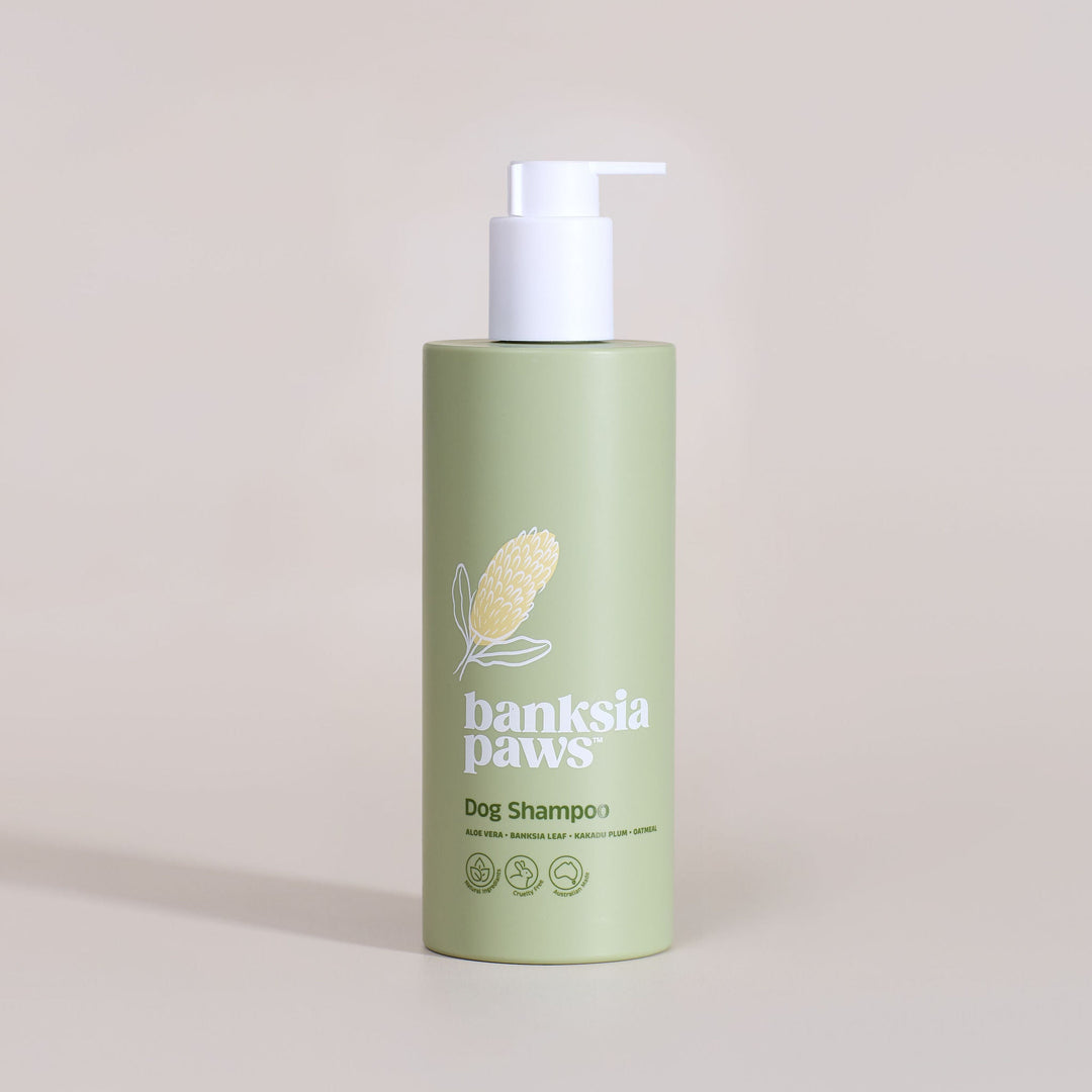 Banksia Paws Facebook ad: Healthier & Safer Dog Grooming Shampoo and Conditioners…