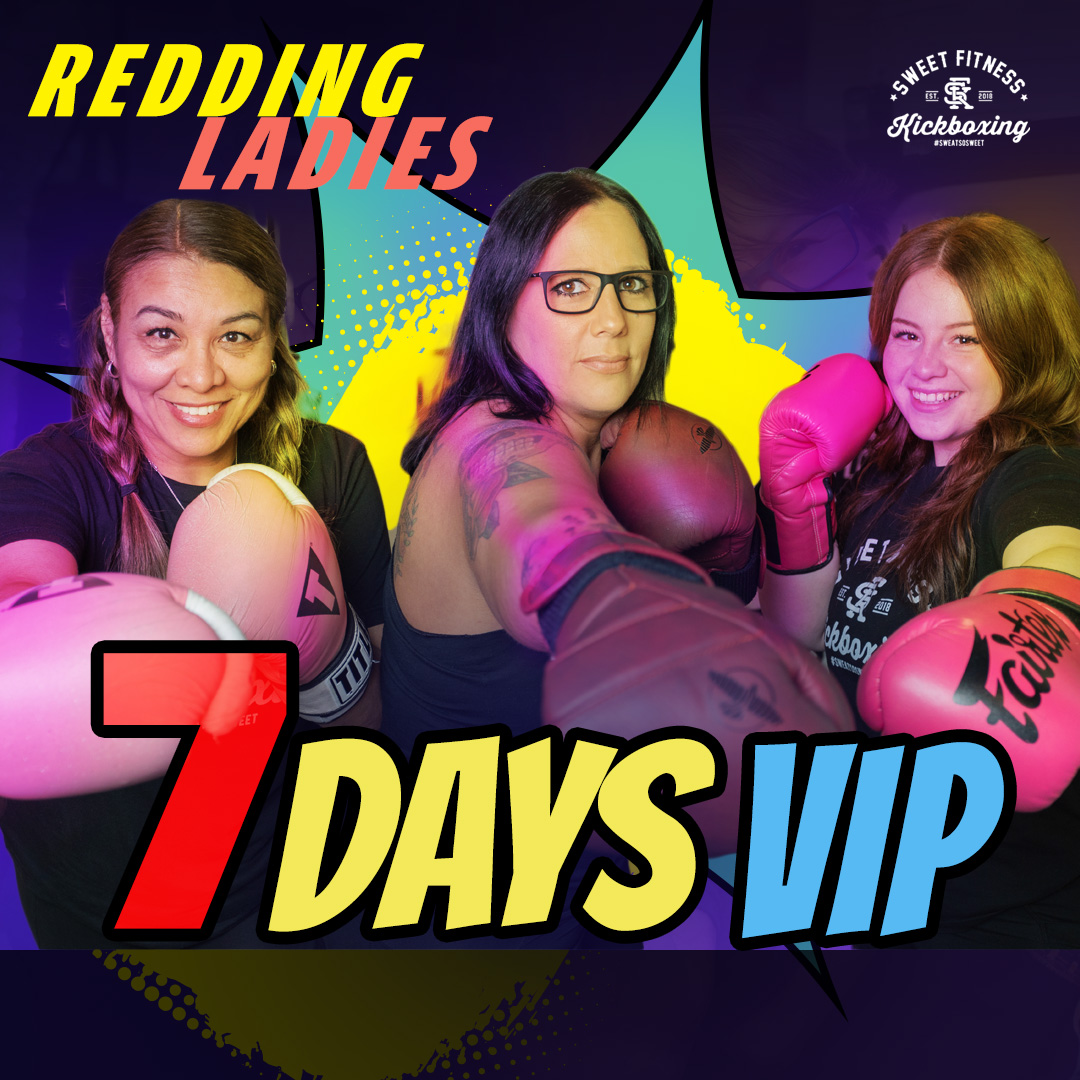Sweet Fitness Kickboxing - Redding Facebook ad