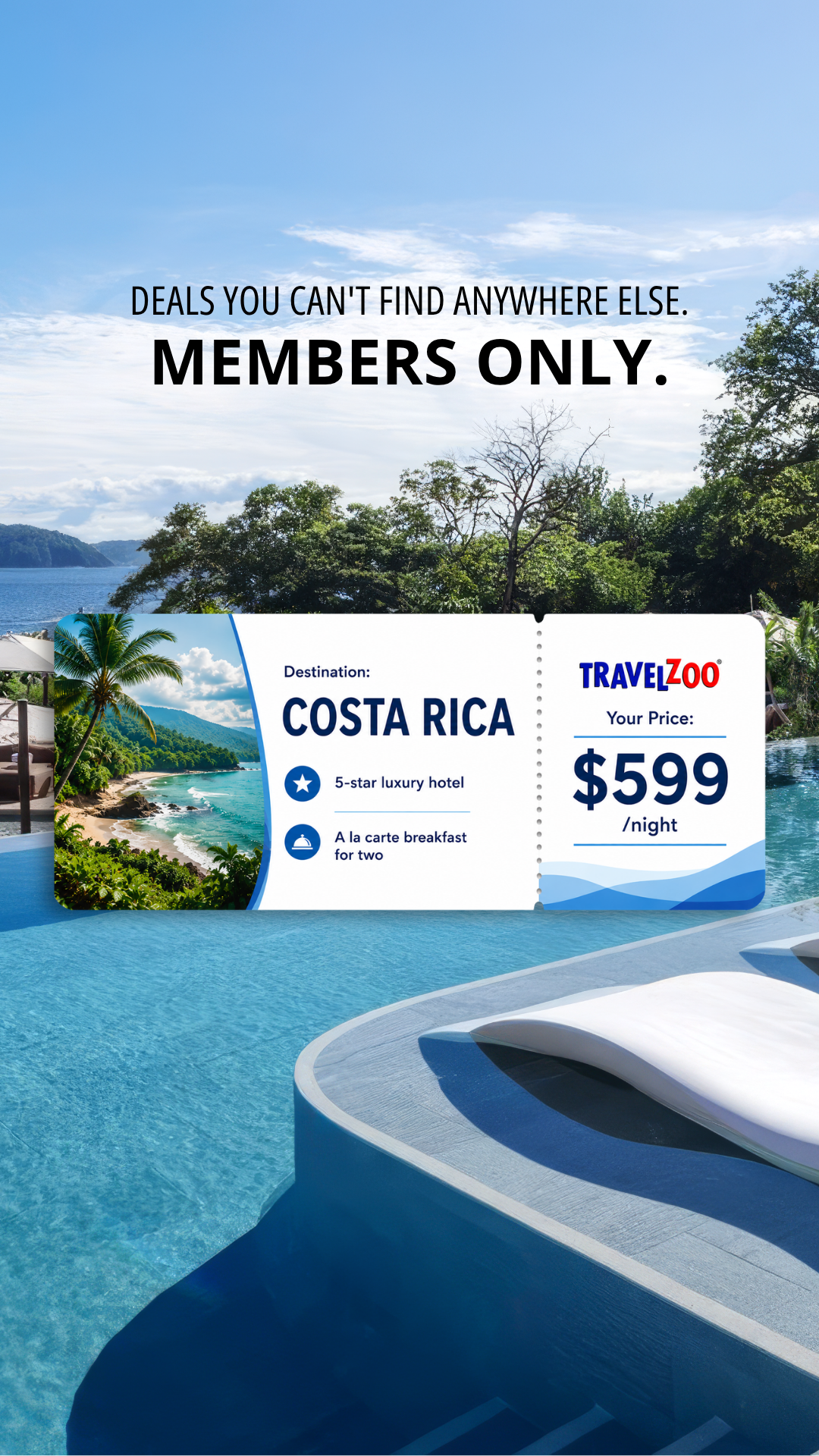 Travelzoo Facebook ad