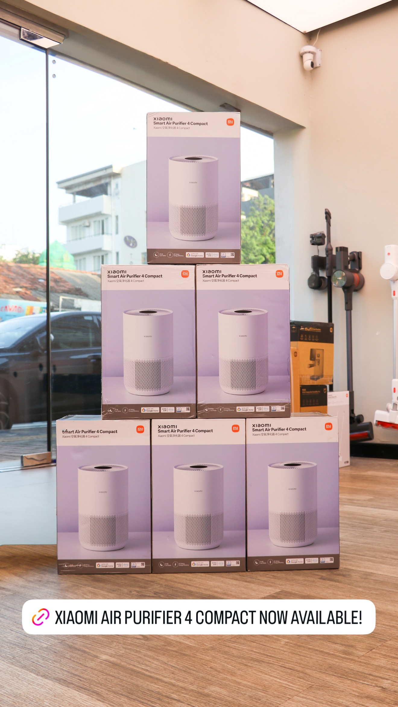 Xclusive Accessories Sri Lanka Facebook ad: Xiaomi Air Purifier 4 Compact Now Available!