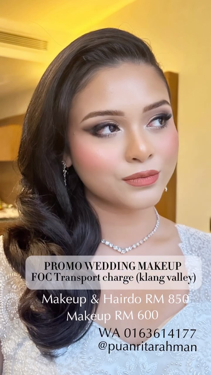 Puan Rita Rahman Makeup Artistry Facebook ad: Dearest Bride-To-Be