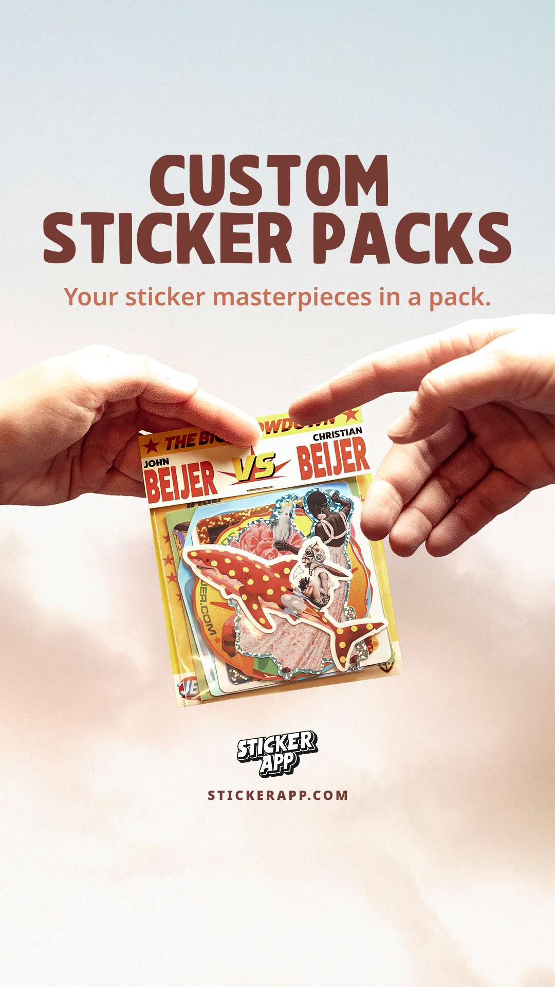 StickerApp Facebook ad