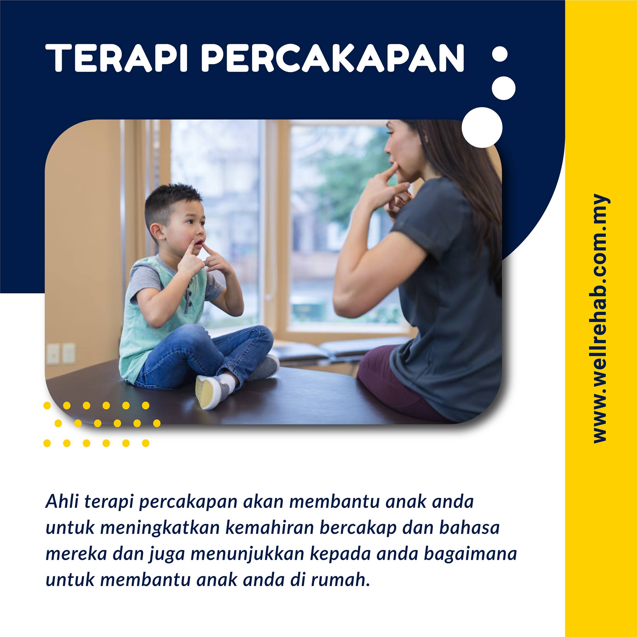 WELL 物理治疗/职能治疗/言语治疗 Physiotherapy / Occupational Therapy / Speech Therapy Facebook ad: WELL 物理治疗/职能治疗/言语治疗