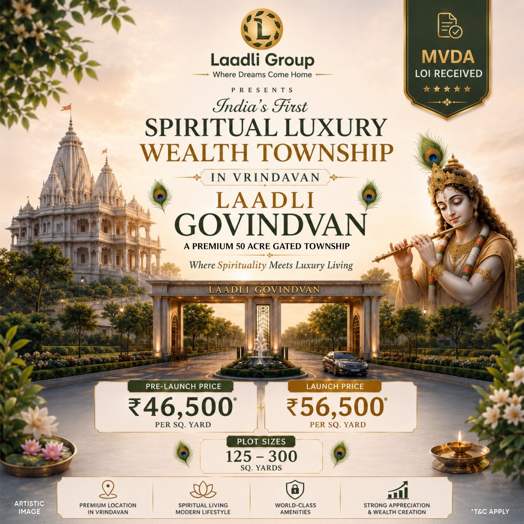 Luxury Housing Facebook ad: India’s First Spiritual Luxury Wealth Township in Vrindavan