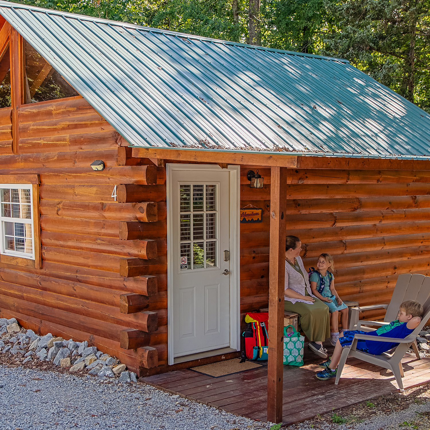 Kozy Haven Log Cabin Rentals Facebook ad: Perfect for Families, Hunters, Hikers, and Outdoor Lovers!