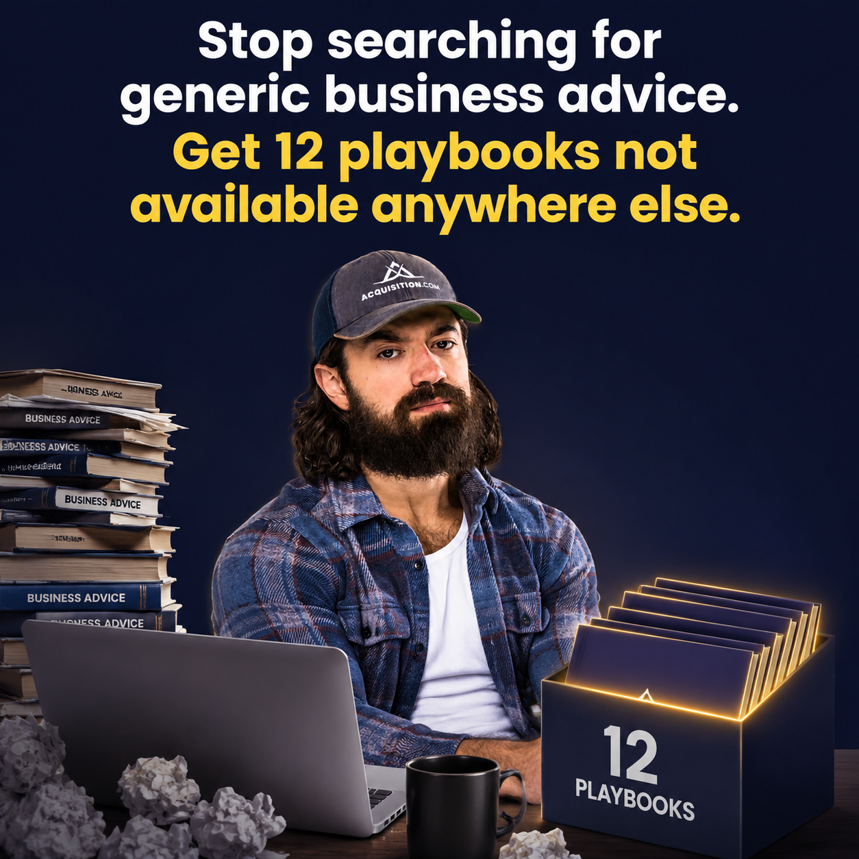 Alex Hormozi Facebook ad